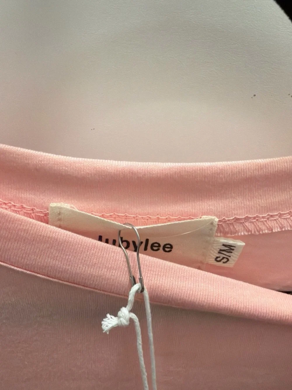 NWT Light Pink Ciao Bella Embroidered Short Sleeve Tee | S/M